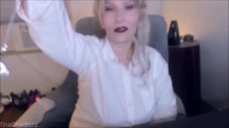 Mistress Chadford: Guided coaching cleavage worship Mistress Chadford