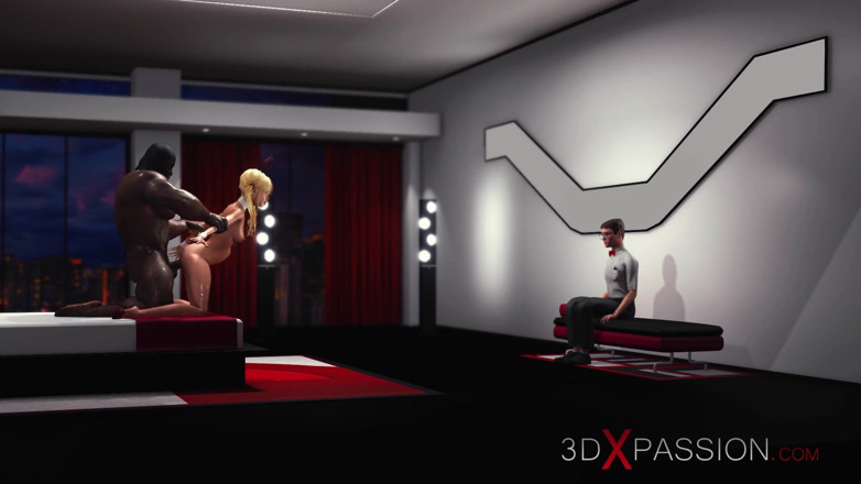 3dxpassion: 热辣性爱！幸运的家伙狠操一个可爱的女大学生
