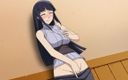 LoveSkySan69: Entrenador kunoichi - entrenadora ninja naruto - parte 78 - Hinata masturbándose por Loveskysanx