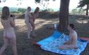 Nude Beach Dreams: Swingers amadores russos fodem na natureza