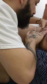 Stepbrother Tastes His Stepsister's Pussy for First Time!