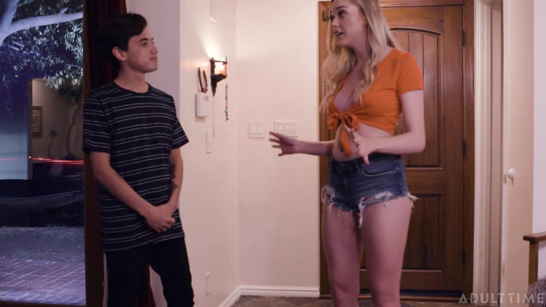 Adult Time: Adult Time - Cam Girl Anny Aurora Catches Stepbro's BFF Looking...