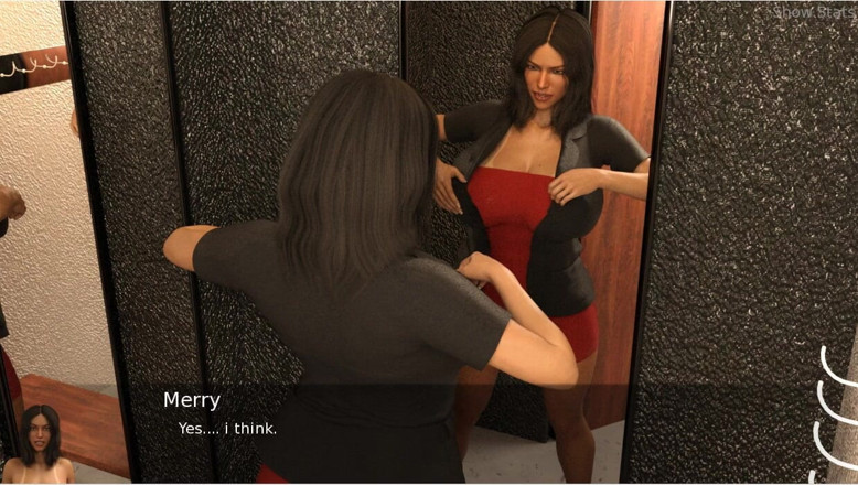 XXX Games Bunk: Project Hotwife - Gameplay - Roleplay - Shop Clerk Shows Cloths to Hotwife