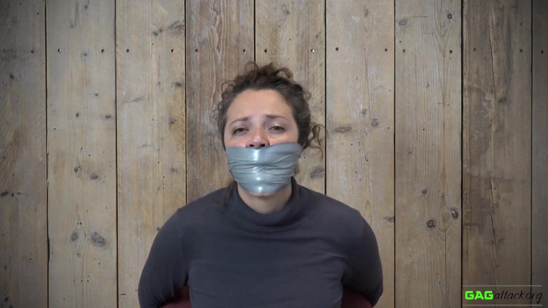 Gag Attack: Julia - Multiple PVC Tape Gags