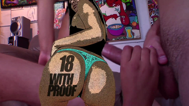 POV Orgasms: 보지를 깊게 따먹히는 큰 엉덩이의 흑인 십대
