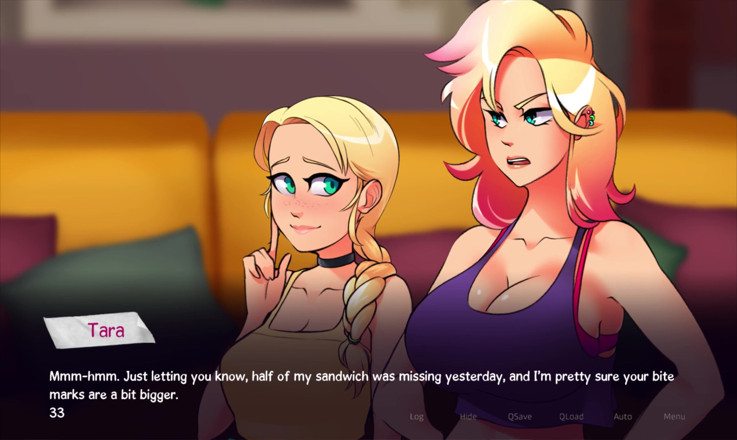 Porny Games: Woodchester'da hayat 0.6.3 - sevimli hatun ilk yarağını alıyor