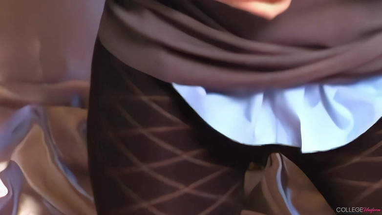 College Uniform: Більше школярки за лаштунками за участю Лілі С