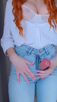 Futa Stepmom Jerking off Big Dick for Stepson! Taboo