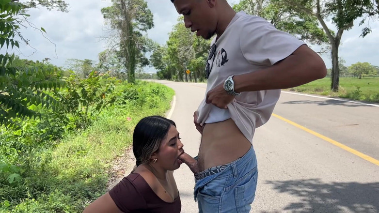 Yohamedi: Stepsister Made Her Want to Suck Cock on a Road...