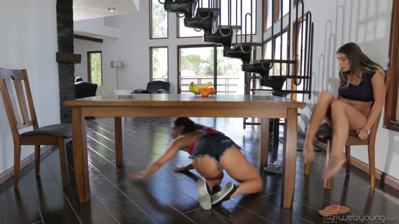 Web Young: WebYoung Step-sisters better not get caught!