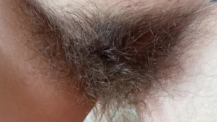 Cuteblonde666: Hairy bush fetish video closeup