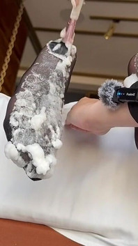 Asmr Satisfying Foaming Soap & Foot Washing