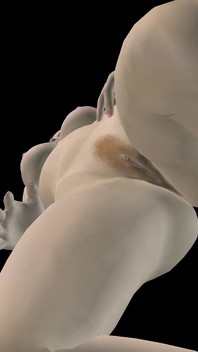 Lucah 3d animasi - awek yang sangat cantik memberikan pose seksi yang berbeza