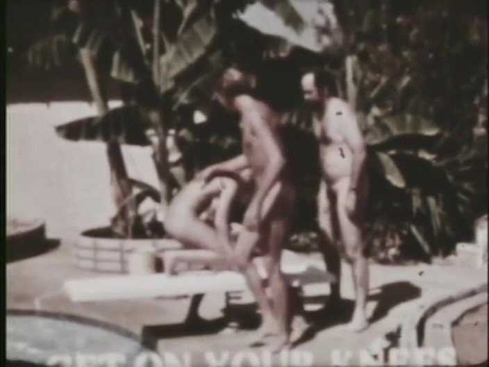 Vintage Usa: Hot wild vintage double penetration!