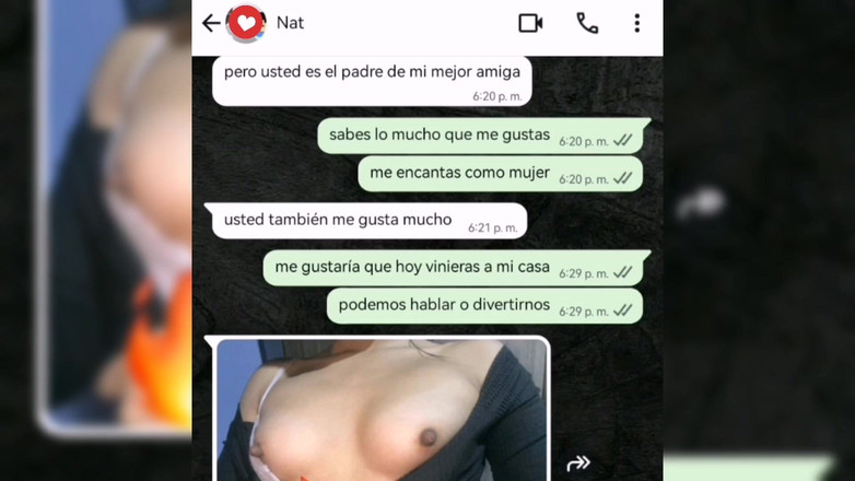 Natasha Caseros: मेरी सौतेली बेटी की दोस्त के साथ सेक्स के साथ हॉट चैट