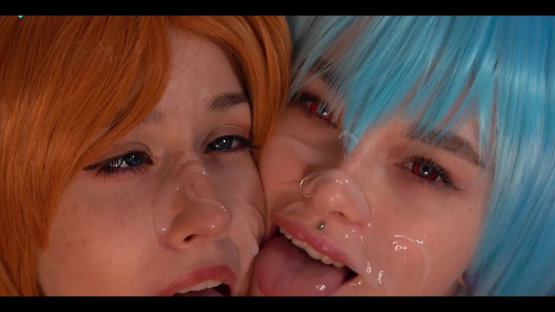 Karneli Bandi: Rei and Asuka Love Anal and Facial. Karneli Bandi