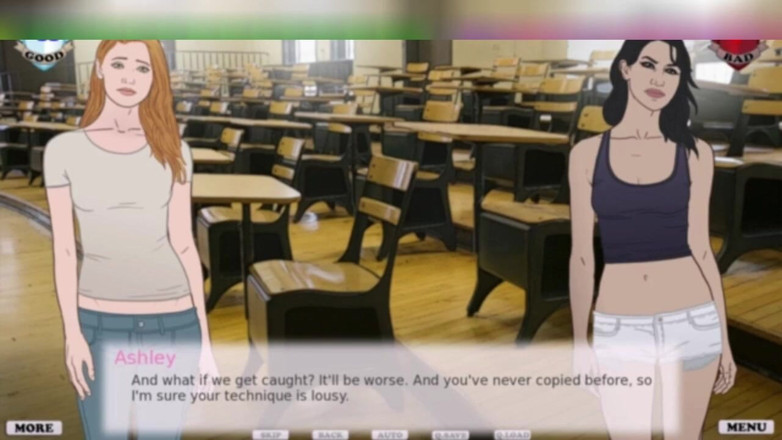3DXXXTEEN2 Cartoon: Less studying, more tattoos. 3D porn cartoon sex