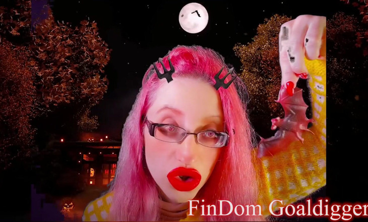 FinDom Goaldigger: Halloween decoration transformation