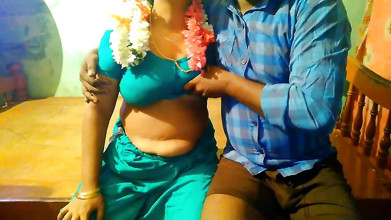 Priyanka Priya: Tamil Jasmine Flower Aunty Pressing Big Boobs ...