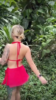 I Went Jogging with My Friend in the Woods and Ended up with My Cock in Her Mouth and Cumming on Her Tongue