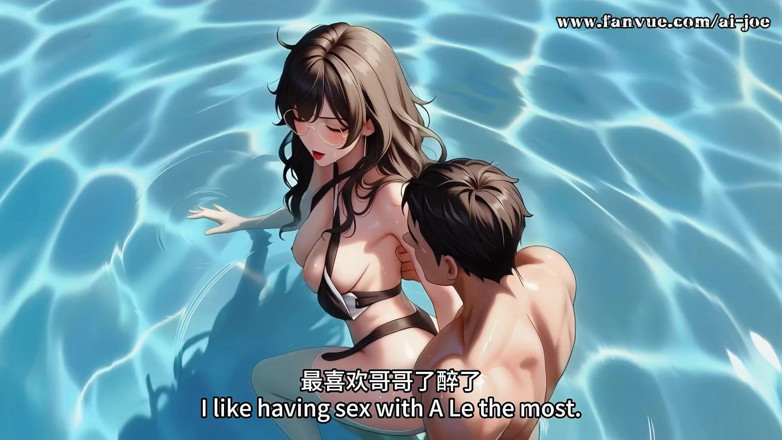 AI-JOE: Beautiful Woman with Glasses Helps Me. Episode-4. Ai-generated