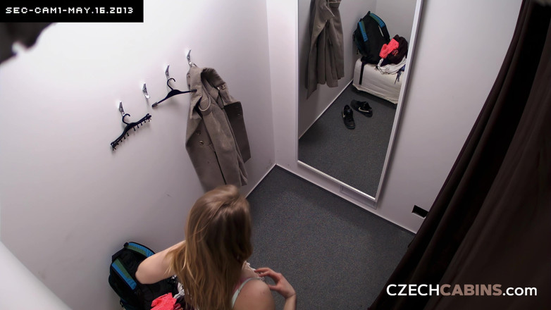 Czech Cabins: Czech Cabins 26: Blonde Bombshell Naked - Camera Captured Every Fucking Thing!