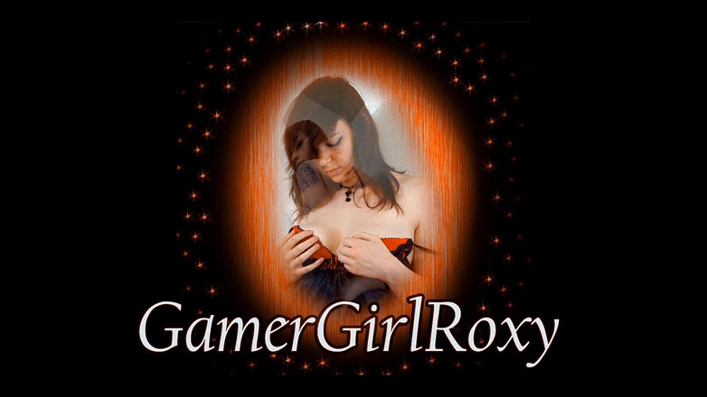 GamerGirlRoxy: Gamer flicka Roxy footjob med tio tum dildo