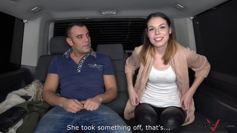 Take Van: Naive brunette belive stranger he drive her but he just...