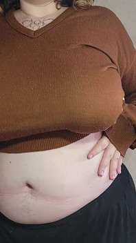 너무 추워서 처진 젖탱이를 보여주고 싶어요