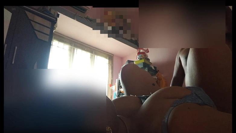 Black & white desicat: Grandi tette moglie del vicino scopata