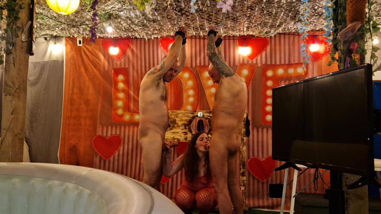 Mr D and Miss C: Wife Ties up Two Men and Fucks Them