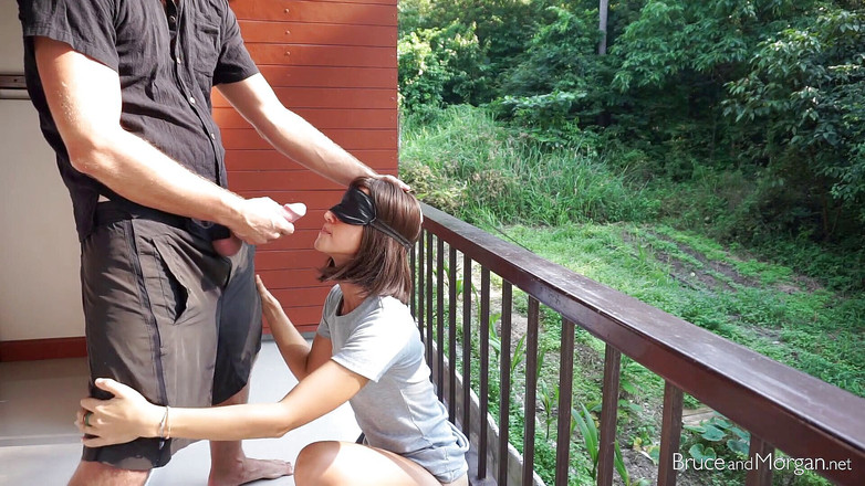 Bruce-and-Morgan: Sikanie i jebanie, karmiona łyżeczką sperma