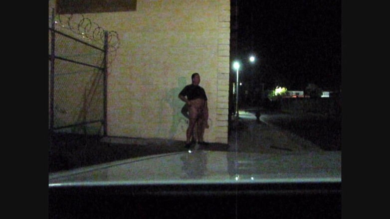 The porky pervert: Nachts auf dem gehweg kommen