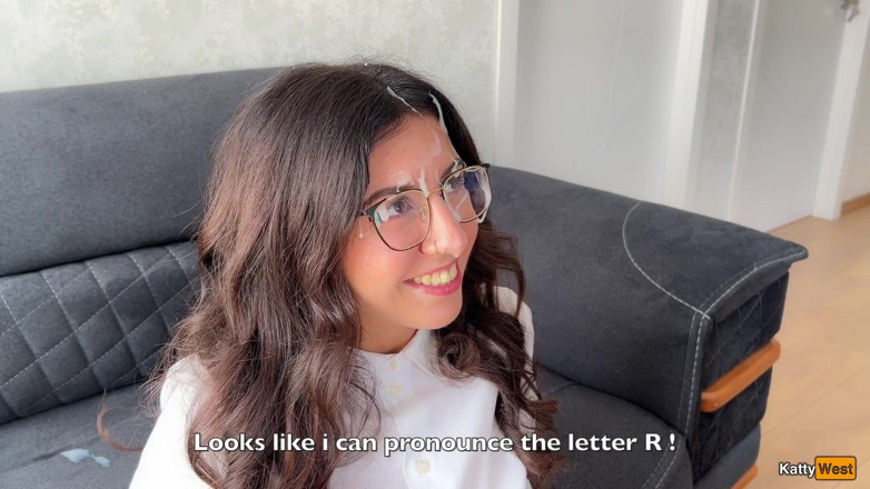 Katty West: Logopeda enseña a la estudiante y la folla en todos...