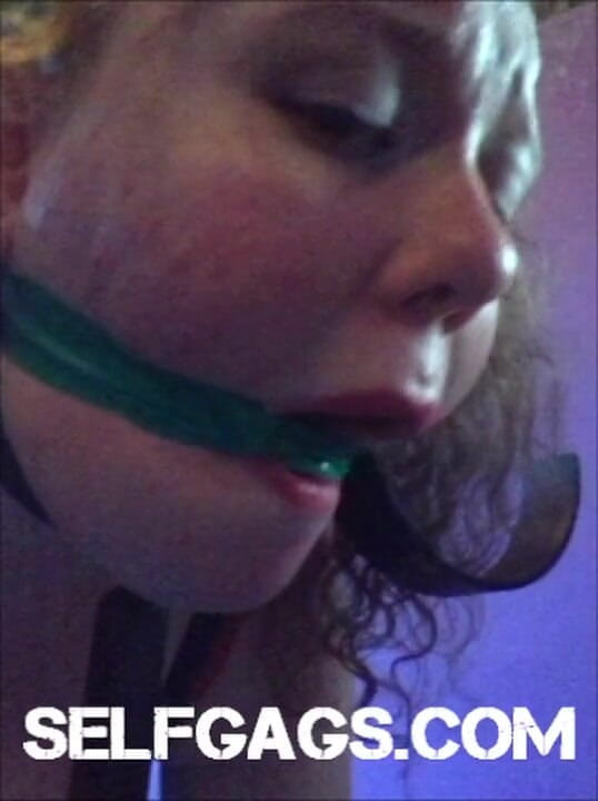Selfgags classic: The gag training of Kailey! (episode 2 of 2)