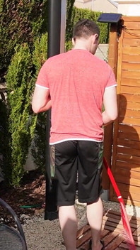 Fucked Bareback with the Gardener in the Pool!