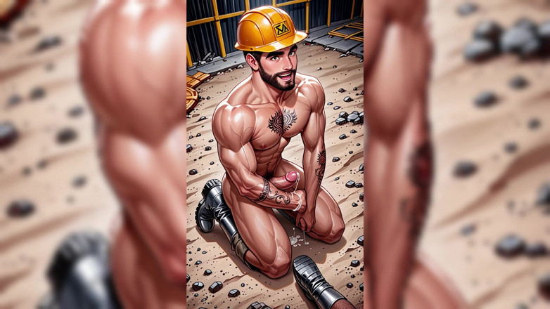 Erotic Man: Bărbați sexy în construcții homosexuali ai