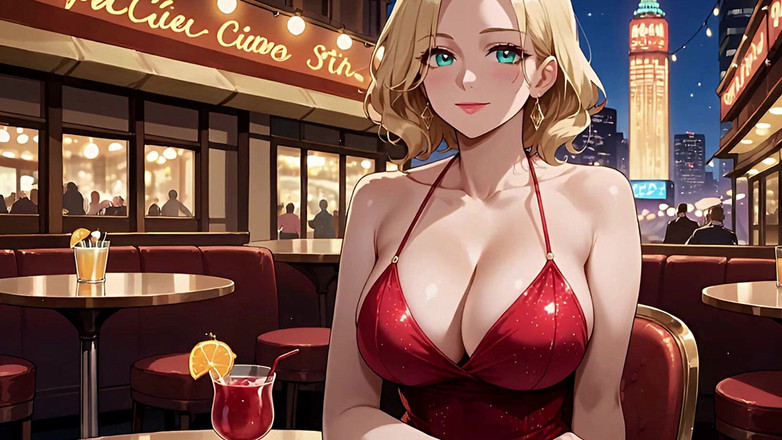 Goddess Topless: ¡Sé mi Chico San Valentín Gooner! (anime hentai en primer plano)