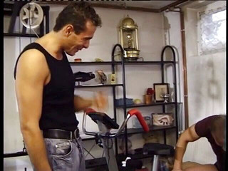 Gays Case: Jantan menghisap dan dikongkek dengan pengakhiran pada dada di gim