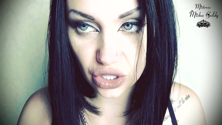 Goddess Misha Goldy: Moje rty - Jsou dveře do pekla pro drobné lidi!