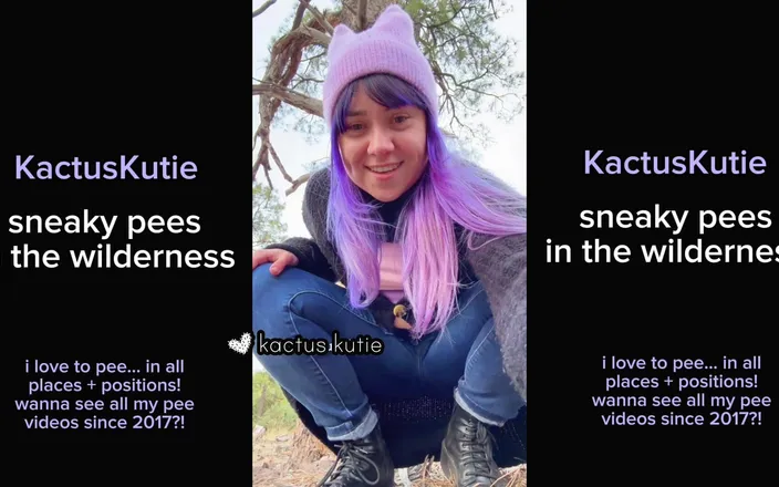 Kactus kutie: Sneaky Pees in the Wilderness
