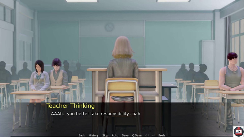 Joystick Cinema: Vita di sesso pubblico - l'insegnante si masturba in classe