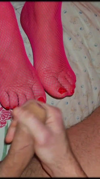 Anna Fire Fucks in Pink Tights