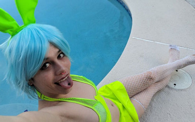 Tia Tizzianni Productions: Nyxi as a Bunny Makes Enticement Video for Stepdaddy