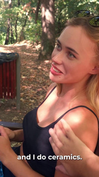 I Sucked a Stranger’s Big Cock in the Park Risky Outdoor Sex