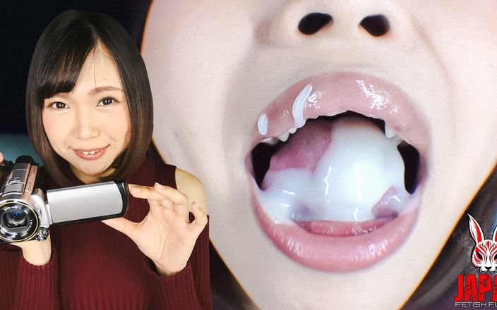 Japan Fetish Fusion: Nanoka yuho की मोहक जीभ - उसके मुंह में वीर्य