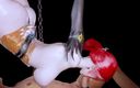 Soi Hentai: Người đẹp chiến binh bigboobs- hoạt hình hentai 3d