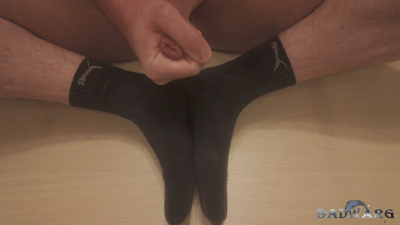 BadWarg: Cum on My Black Socks