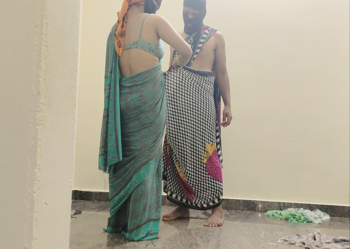 Mrbunty98: Muslimische hijabi-herrin mit sari, während er in keuschheit eingesperrt wurde,...