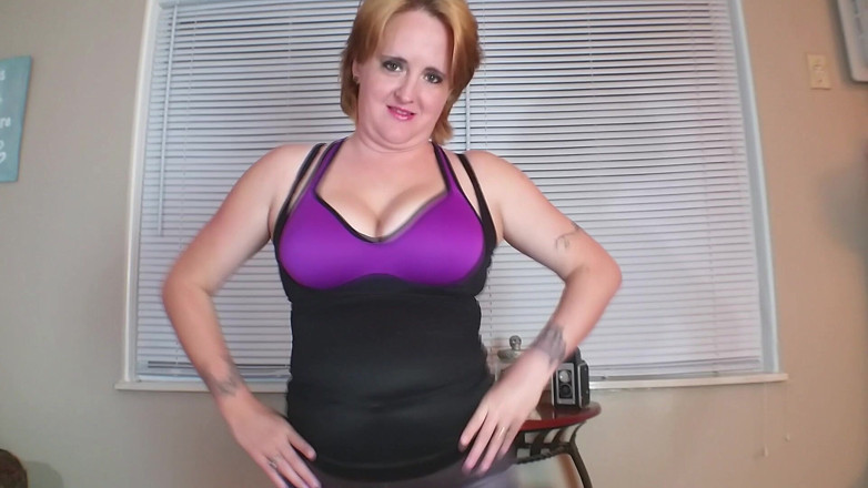 Kennedy Channing: Purple Sports Bra Titjob Sends Cum Flyin